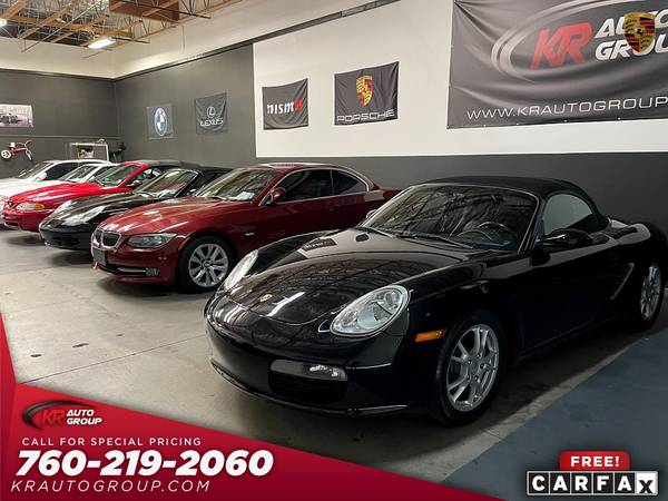 2006 PORSCHE BOXTER 5 SPD MANUAL TRIPLE BLACK MUST SEE - cars & for sale in Palm Desert , CA – photo 11