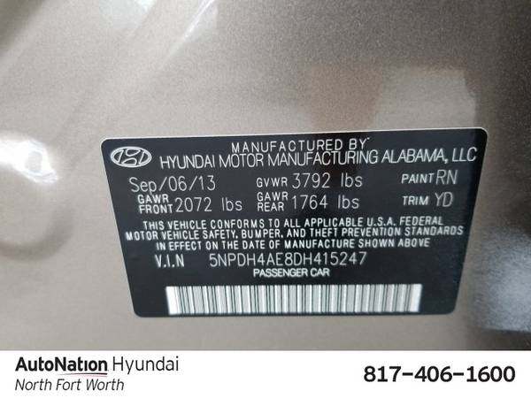 2013 Hyundai Elantra Limited SKU:DH415247 Sedan for sale in North Richland Hills, TX – photo 20