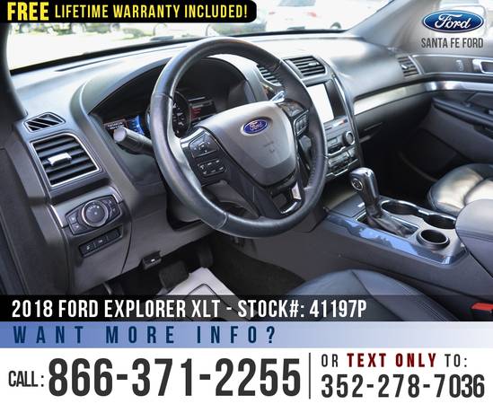 2018 Ford Explorer XLT Leather Seats - Bluetooth for sale in Alachua, FL – photo 11