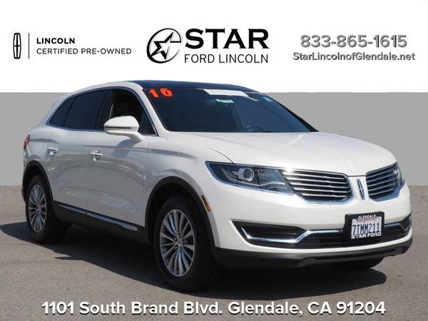 2016 Lincoln MKX Select - cars & trucks - by dealer - vehicle... for sale in Glendale, CA – photo 2