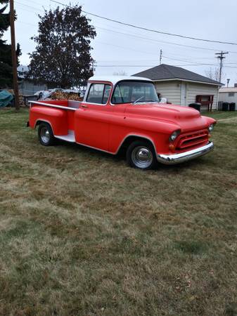 1957 Chevy Apache pickup - cars & trucks - by owner - vehicle... for sale in polson, MT – photo 8