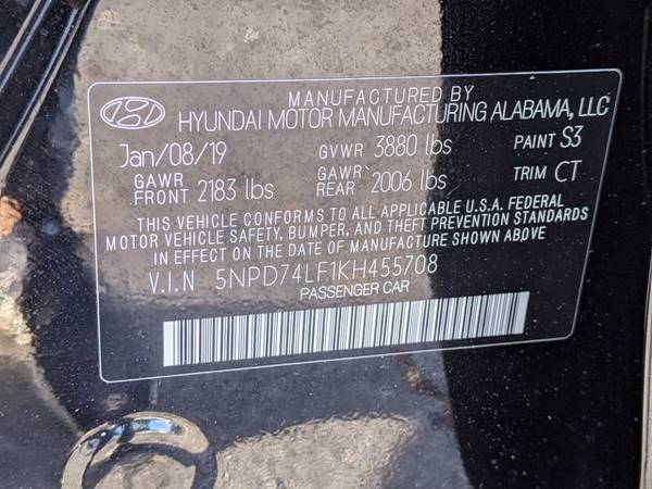 2019 Hyundai Elantra SE SKU:KH455708 Sedan - cars & trucks - by... for sale in Spokane Valley, WA – photo 24