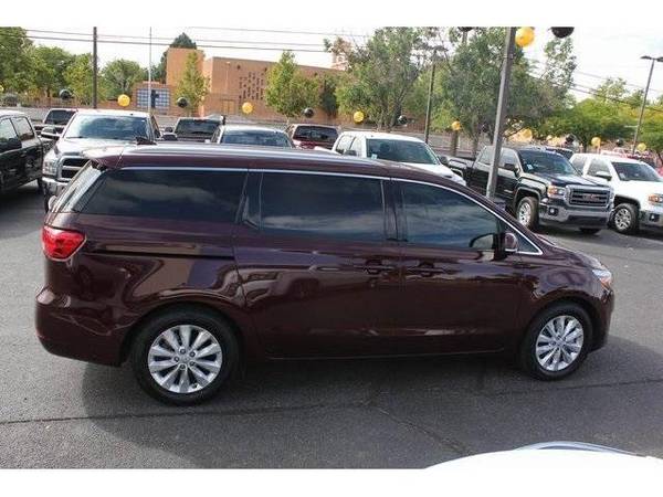 2015 Kia Sedona mini-van EX - Maroon for sale in Albuquerque, NM – photo 8
