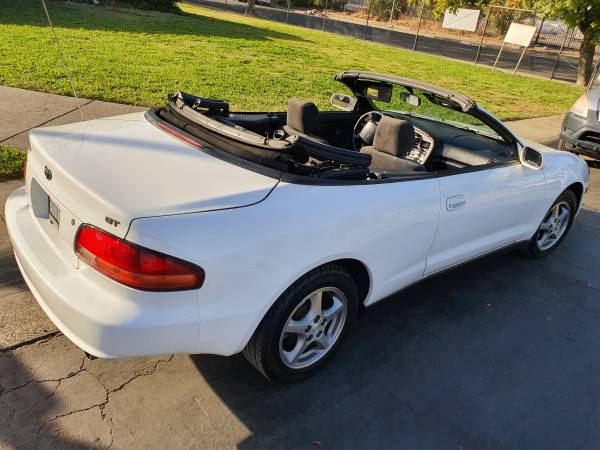 1997 TOYOYA CELICA GT MANUAL CONVERTABLE WHITE VERY CLEAN - cars &... for sale in Sacramento , CA – photo 9