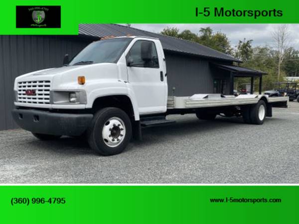 2005 GMC C5500 Kodiak cab & chassis farm work truck 24 flatbed! for sale in Other, OR – photo 2