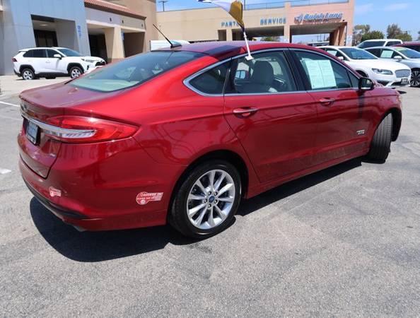 2018 Ford Fusion Energi SE sedan RUBY RED - - by for sale in Oxnard, CA – photo 6