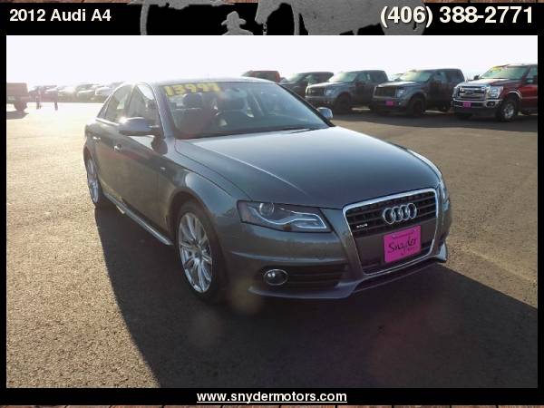 2012 Audi A4 Premium Plus, ONLY 50K MILES!, AWD, TURBO! for sale in Belgrade, MT – photo 3