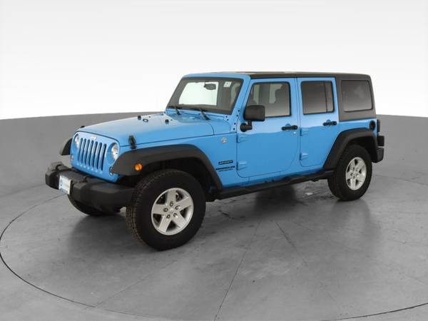 2017 Jeep Wrangler Unlimited Sport S Sport Utility 4D suv Blue - -... for sale in Louisville, KY – photo 3