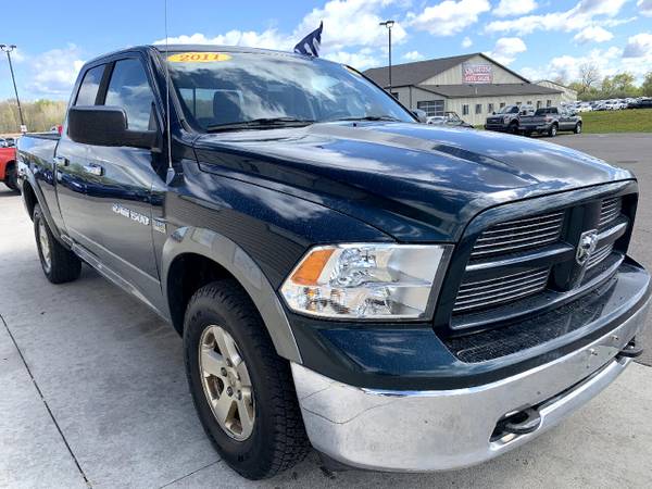 2011 RAM 1500 4WD Quad Cab 140 5 Outdoorsman - - by for sale in Chesaning, MI – photo 3