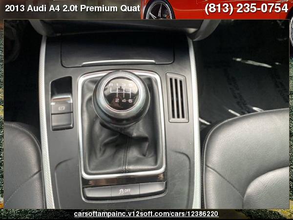 2013 Audi A4 2.0t Premium Quat 2.0t Premium Quattro for sale in TAMPA, FL – photo 20