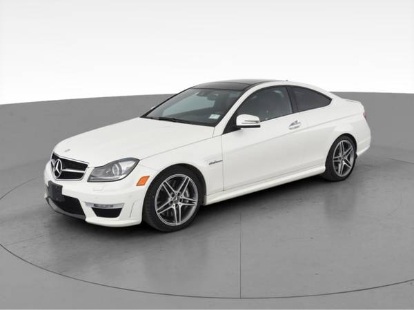 2012 Mercedes-Benz C-Class C 63 AMG Coupe 2D coupe White - FINANCE -... for sale in Alexandria, MD – photo 3