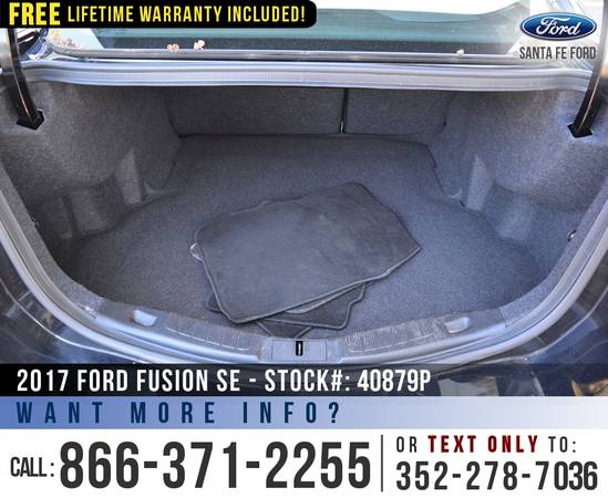 *** 2017 FORD FUSION SE *** Backup Camera - Ecoboost - Bluetooth -... for sale in Alachua, FL – photo 20