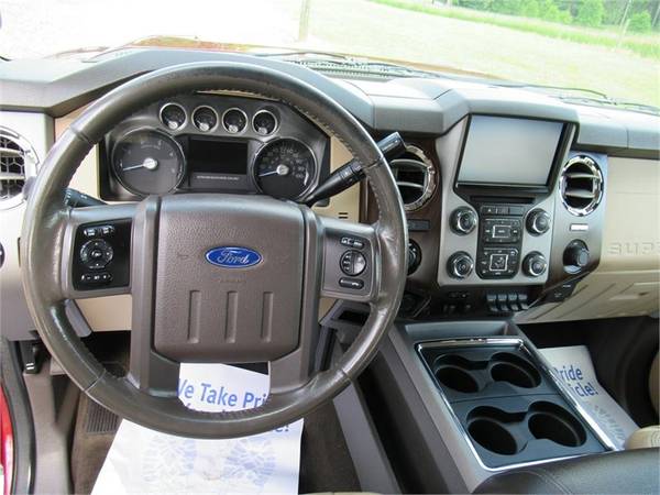 2015 FORD F350 SUPER DUTY LARAIT, Red APPLY ONLINE for sale in Summerfield, NC – photo 7
