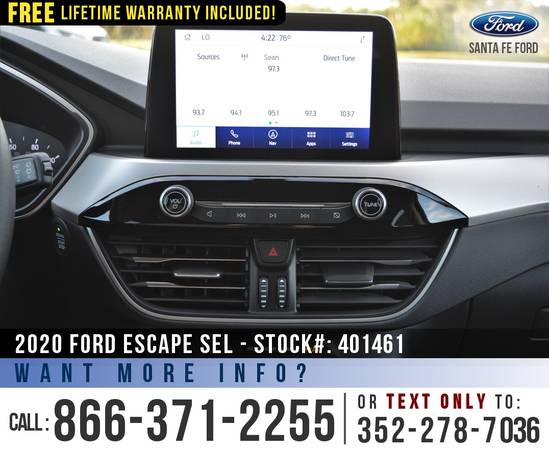 2020 Ford Escape SEL *** SAVE Over $5,000 off MSRP! *** - cars &... for sale in Alachua, AL – photo 12