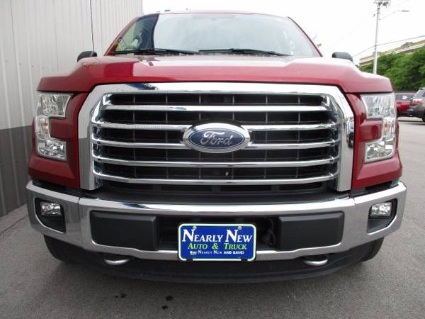 2015 Ford F-150 XLT 4X4 SuperCrew Eco Maroon Pickup - cars & trucks... for sale in Green Bay, WI – photo 5