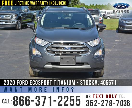 2020 FORD ECOSPORT TITANIUM *** SAVE Over $5,000 off MSRP! *** -... for sale in Alachua, FL – photo 2