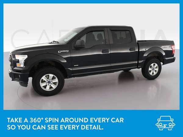 2015 Ford F150 SuperCrew Cab XL Pickup 4D 5 1/2 ft pickup Black for sale in Spring Hill, FL – photo 3