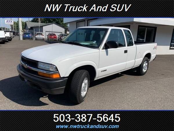 2001 Chevy S10 4x4 Xtended Cab Pick Up 4wd 4.3L V6 5SP Manual for sale in Milwaukee, OR – photo 6
