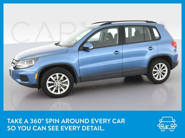 2017 VW Volkswagen Tiguan Limited 2 0T Sport Utility 4D suv Blue for sale in San Bruno, CA – photo 3
