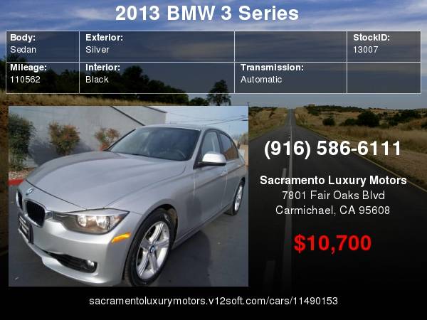2013 BMW 3 Series 328i LOADED CLEAN WARRANTY FINANCING AVAILABLE for sale in Carmichael, CA – photo 24
