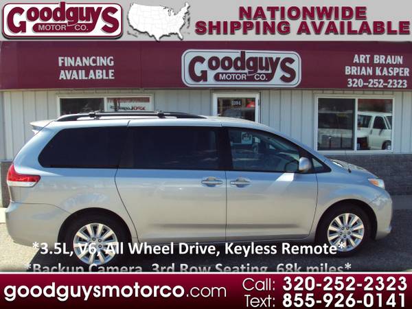 2013 Toyota Sienna 5dr 7-Pass Van V6 LE AWD (Natl) for sale in Other, CT