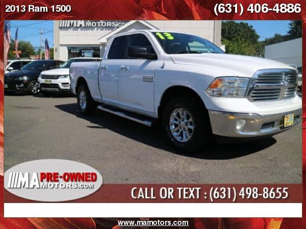 2013 Ram 1500 4WD Quad Cab 140.5' SLT "Any Credit Score Approved" for sale in Huntington Station, NY