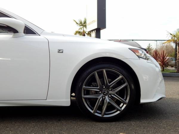CLEAN CARFAX 1 OWNER 2014 Lexus IS 250 AWD F-Sport RARE WHITE/RED for sale in Auburn, WA – photo 13