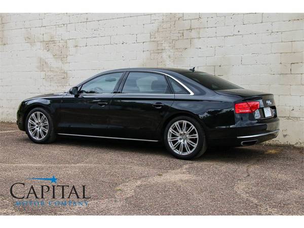 2013 A8 L Quattro 4.0T V8 w/Night Vision, Tons of Technology! 20" Rims for sale in Eau Claire, MN – photo 7
