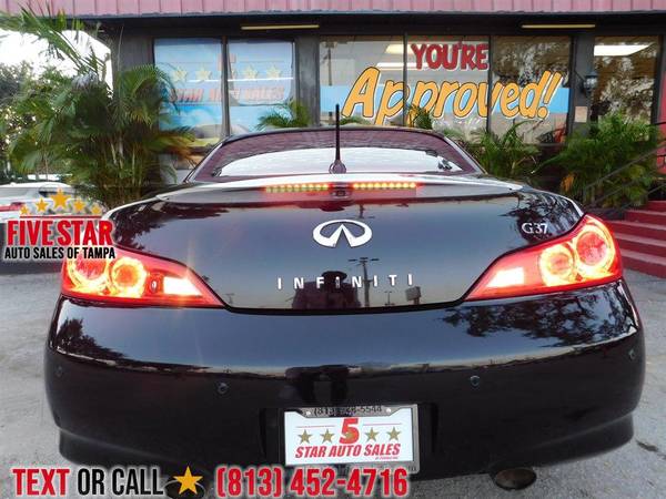2011 Infiniti G37 2d Convertible TAX TIME DEAL! EASY for sale in TAMPA, FL – photo 5