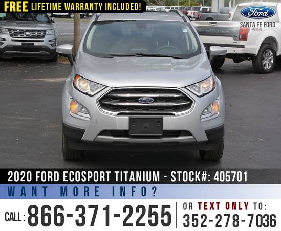 2020 FORD ECOSPORT TITANIUM SAVE Over 7, 000 off MSRP! for sale in Alachua, FL – photo 2
