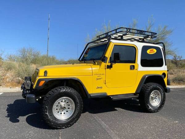 2000 JEEP WRANGLER TJ SPORT 4 0L I6 4X4 ONLY 84K MILES - cars for sale in Phoenix, AZ – photo 17