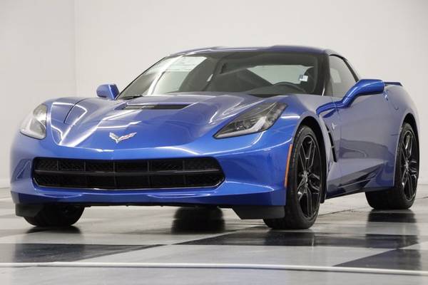 LEATHER! MANUAL! 2014 Chevy CORVETTE STINGRAY Z51 1LT Coupe Blue for sale in Clinton, AR – photo 24