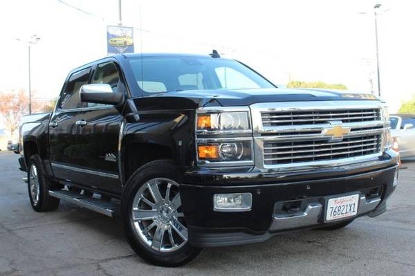 2015 CHEVROLET SILVERADO 1500 4WD HIGH COUNTRY CREW CAB-PERFECT 4... for sale in Montclair, CA