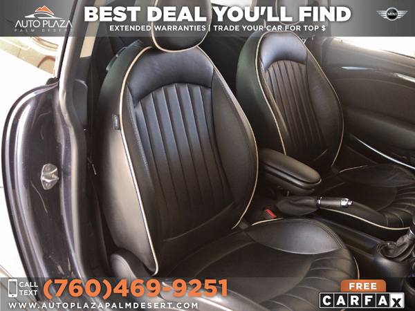 2012 Mini Cooper Hardtop 247/mo with Moonroof, Leather - cars & for sale in Palm Desert , CA – photo 9