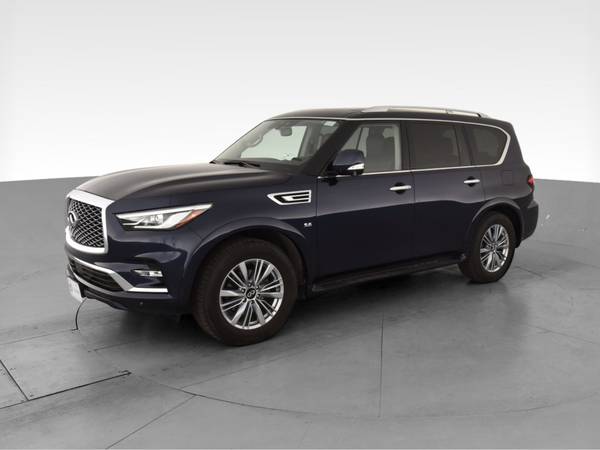 2019 INFINITI QX80 LUXE Sport Utility 4D suv Blue - FINANCE ONLINE -... for sale in Long Beach, CA – photo 3