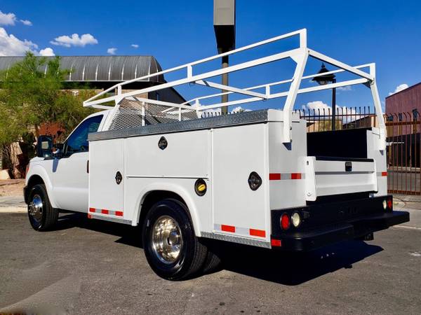 2012 FORD F-350 UTILITY SERVICE BED TRUCK "32k MILES" DUAL REAR WHEELS for sale in Modesto, CA – photo 4