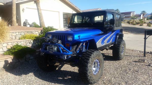 95 jeep Sahara fabtech rock crawler - cars & trucks - by owner -... for sale in Lake Havasu City, AZ – photo 5