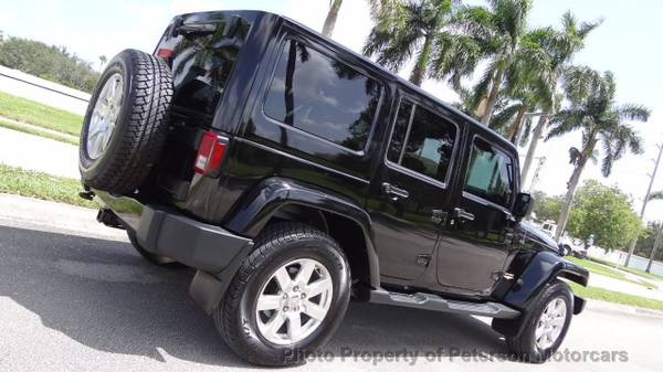 2012 *Jeep* *Wrangler Unlimited* *Sahara* Black - cars & trucks - by... for sale in West Palm Beach, FL – photo 3