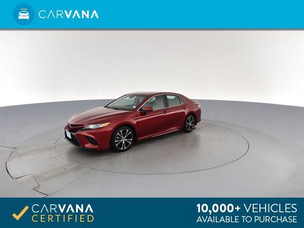 2018 Toyota Camry SE Sedan 4D sedan Red - FINANCE ONLINE for sale in Chicago, IL – photo 6