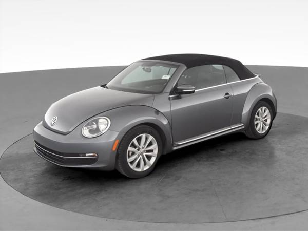 2014 VW Volkswagen Beetle TDI Convertible 2D Convertible Gray - -... for sale in South Bend, IN – photo 3