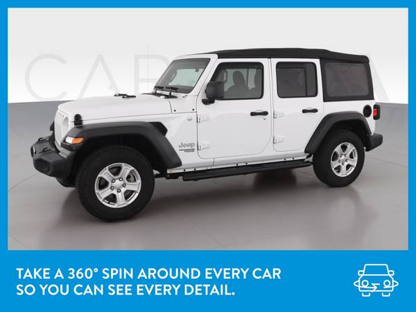 2018 Jeep Wrangler Unlimited All New Sport SUV 4D suv White for sale in Alexandria, MD – photo 3