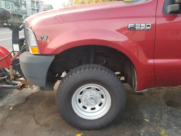 2002 Ford F-350 4X4 With Plow - cars & trucks - by dealer - vehicle... for sale in Waterbury, CT – photo 3