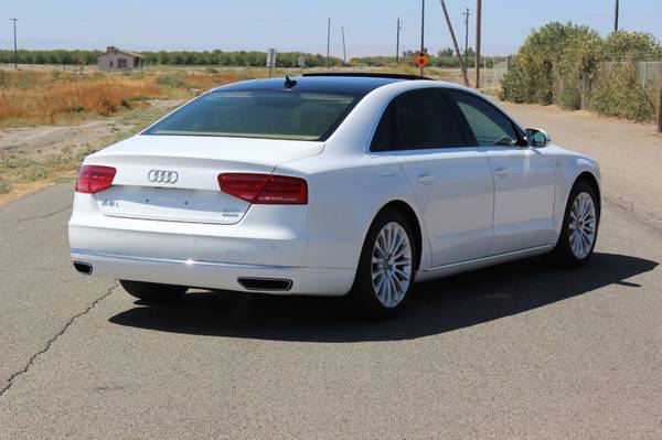 2012 *Audi* *A8 L* *4dr Sedan W12* Ibis White for sale in Tranquillity, CA – photo 6