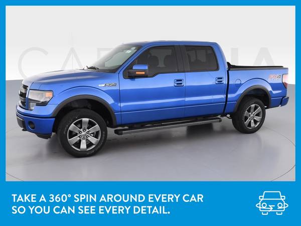 2014 Ford F150 SuperCrew Cab FX4 Pickup 4D 5 1/2 ft pickup Blue for sale in Augusta, WV – photo 3