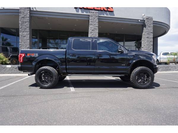 2017 Ford f-150 f150 f 150 LARIAT 4WD SUPERCREW 5 5 4x - Lifted for sale in Glendale, AZ – photo 4