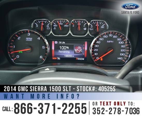 *** 2014 GMC Sierra 1500 SLT *** Homelink - Touchscreen - Bluetooth... for sale in Alachua, FL – photo 17
