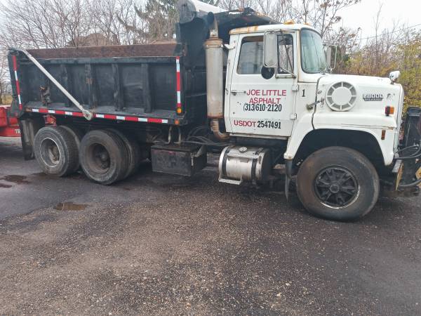 Dump Truck with Snow Blade - cars & trucks - by owner - vehicle... for sale in Detroit, MI