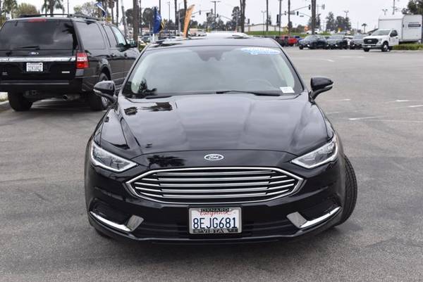 2018 Ford Fusion Hybrid SE sedan SHADOW BLACK - - by for sale in Oxnard, CA – photo 2