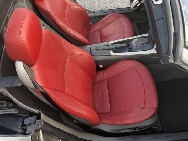 2003 BMW Z4 Automatic Grey over Red Leather Excellent Condition for sale in Palmyra, PA – photo 14