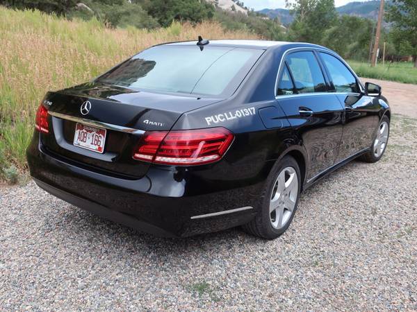 2014 Mercedes E350 Black Sedan 4matic for sale for sale in Durango, NM – photo 4